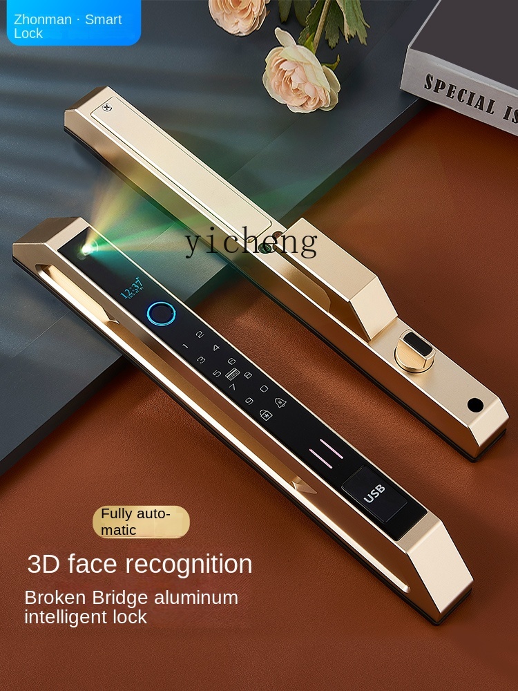 Door Lock - cc29Automatisch gebroken aluminium vingerafdrukslot met 3D