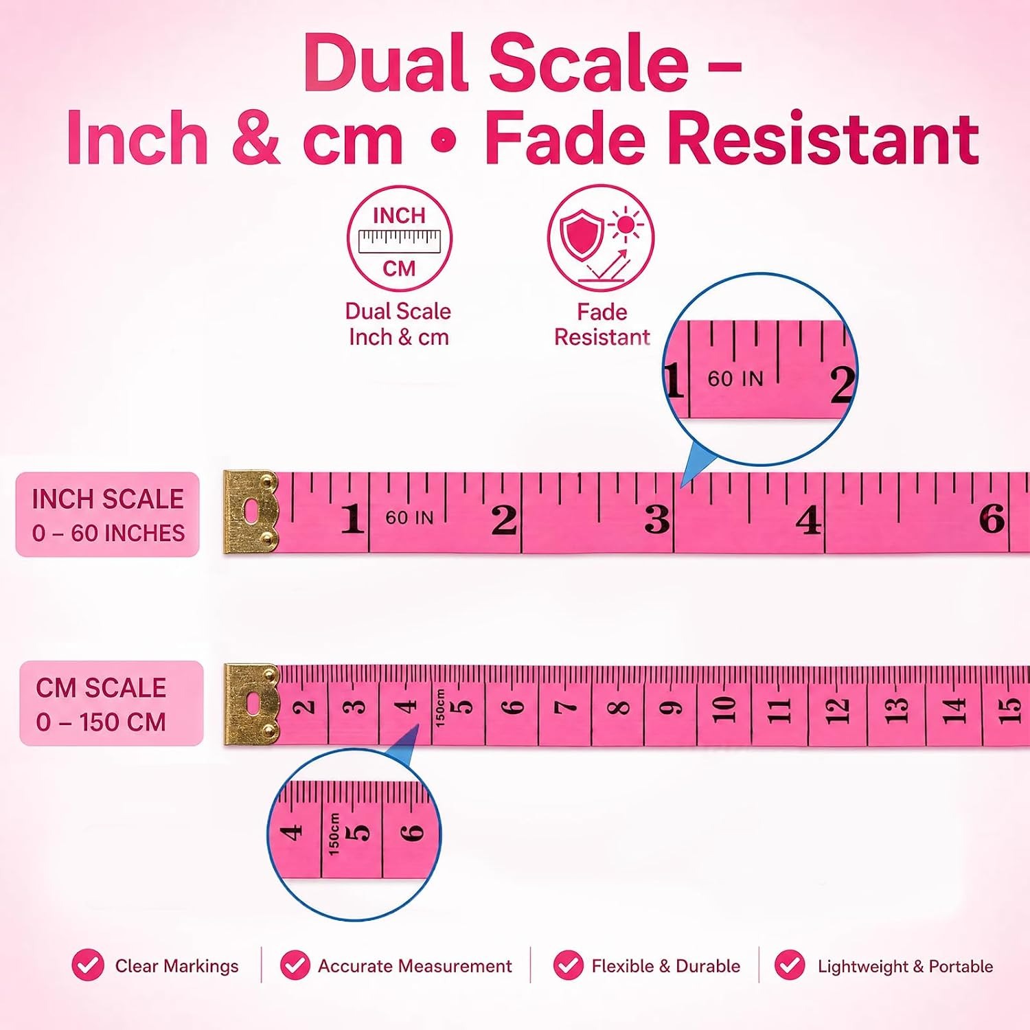 1/5/10 stuks, 150 cm/60 inch,  - Tape Measure recensie en prijs