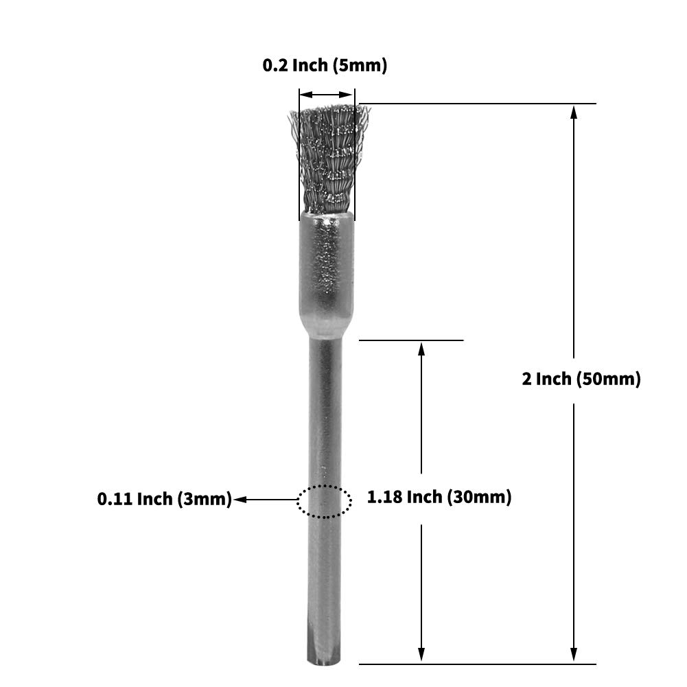 Stalen reinigingsborstels 1/5″ - Paint Brush recensie en prijs