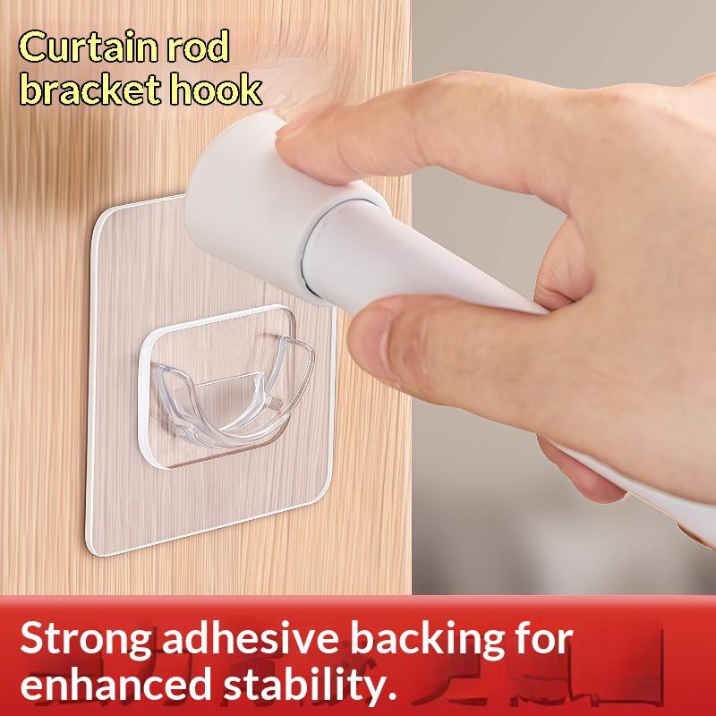 N$ 4 stuks transparante, zelfk - Curtain Rods recensie en prijs