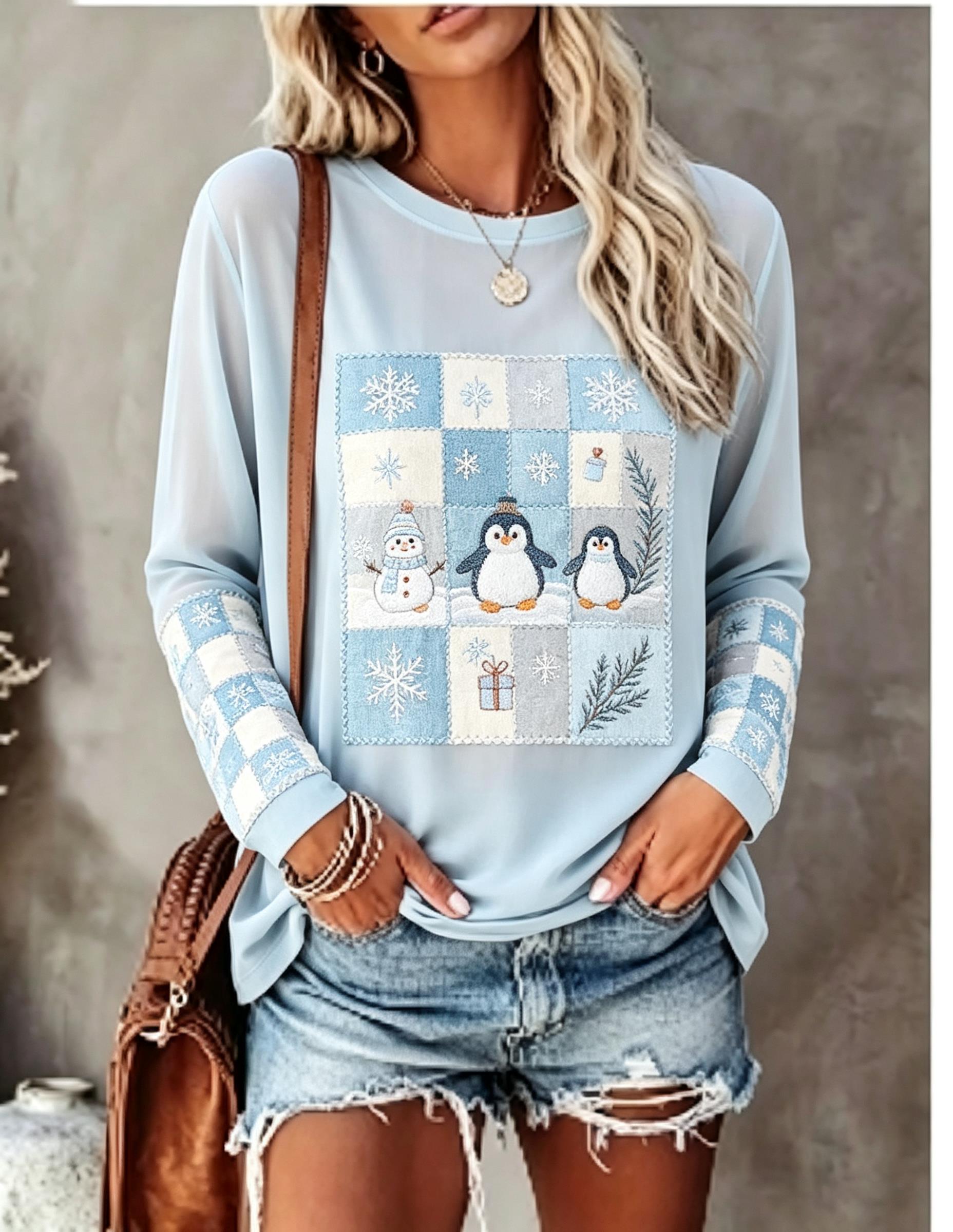 Dames T-shirt met lange mouwen - Wallpaper recensie en prijs
