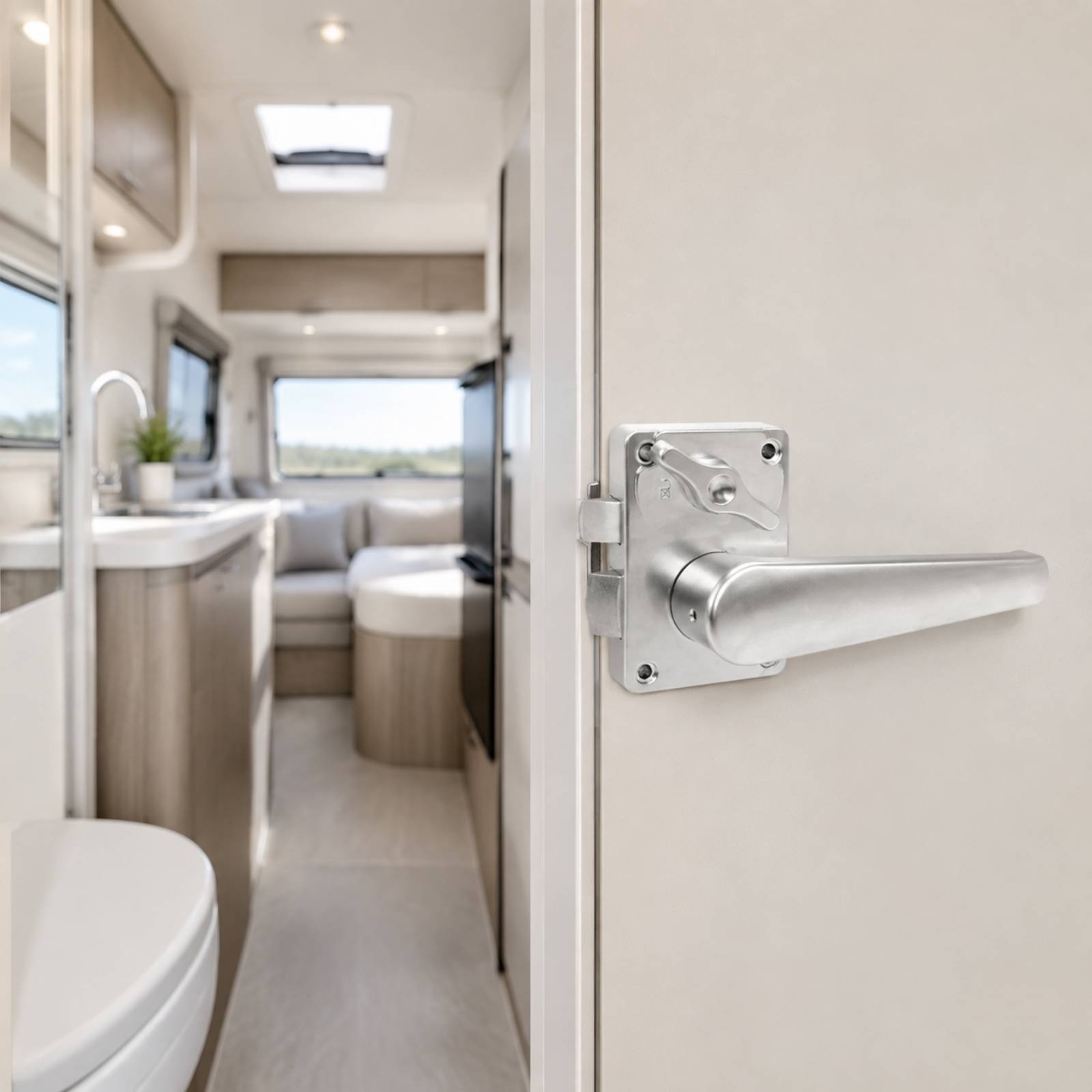 Compacte badkamerslot voor cam - Door Lock recensie en prijs