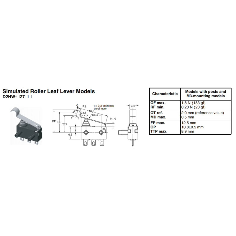 1 STUK/VERPAKKING D2HW-BL271D, - Door Handle recensie en prijs
